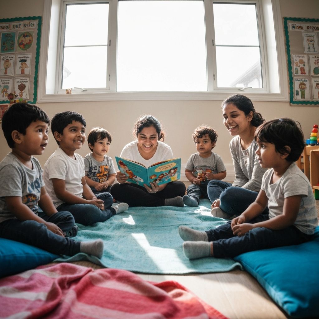 Story time with teacher